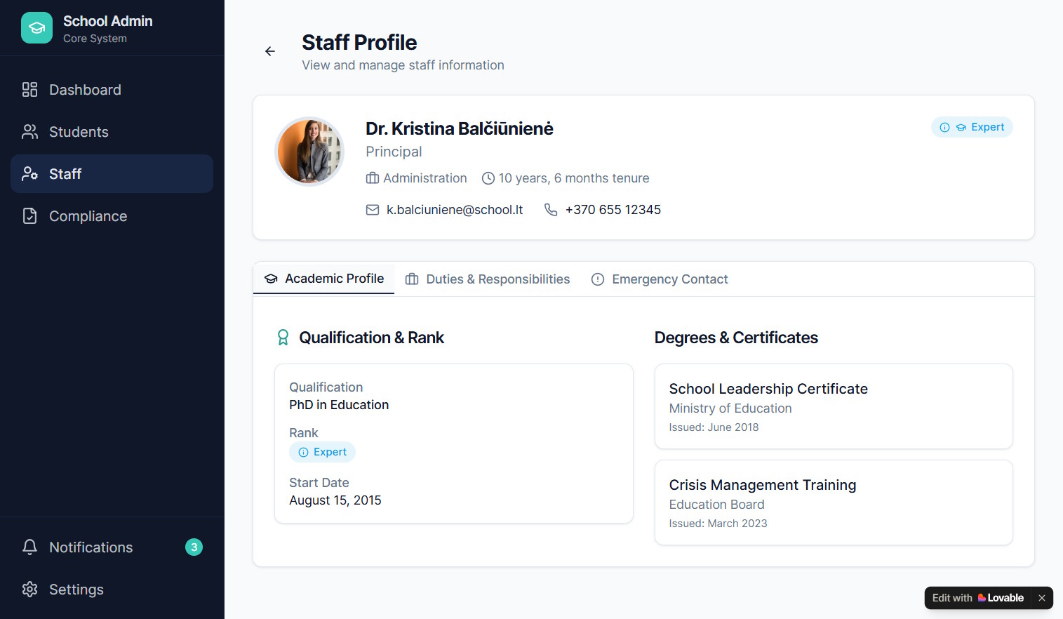 EduConnect Platform