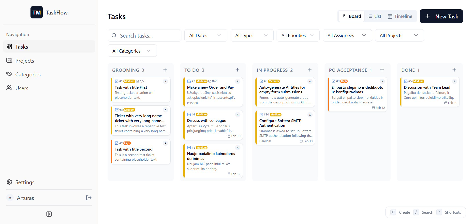 TaskFlow App